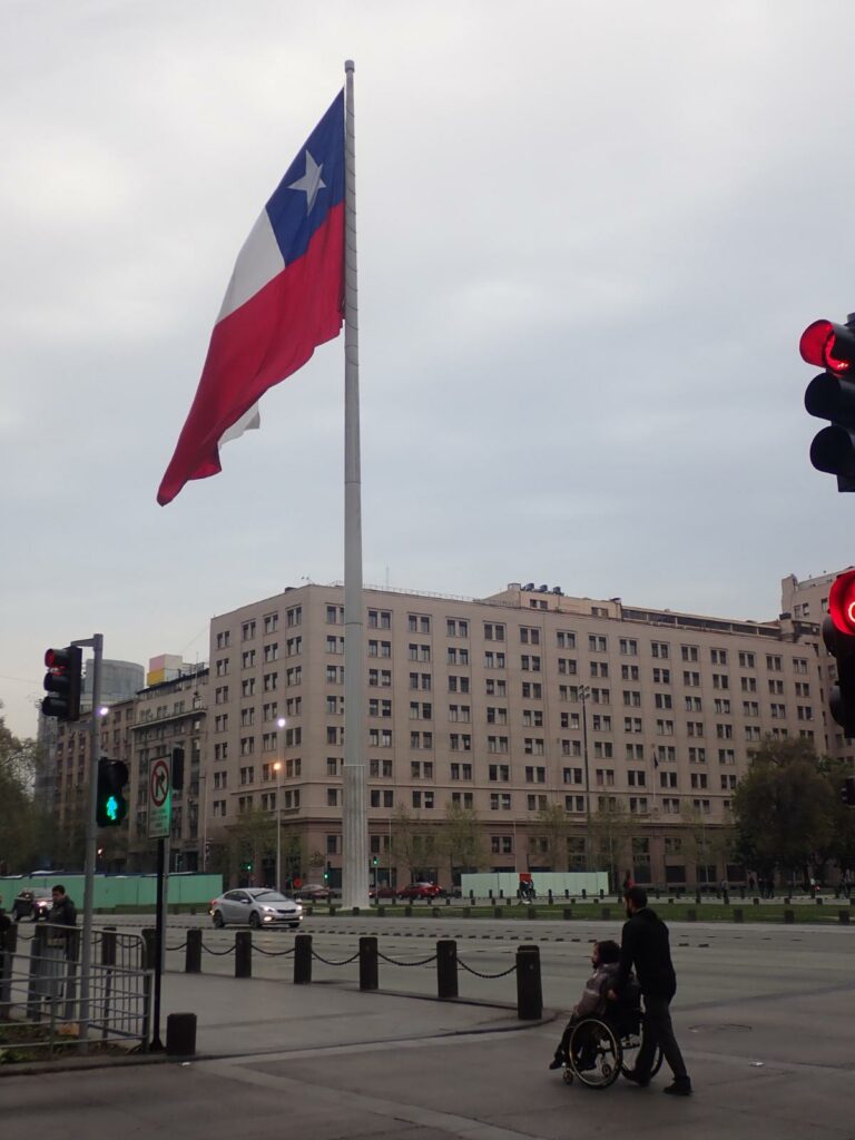 Voyage au chili fauteuil roulant backpack handicap