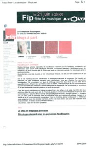 Blog à part