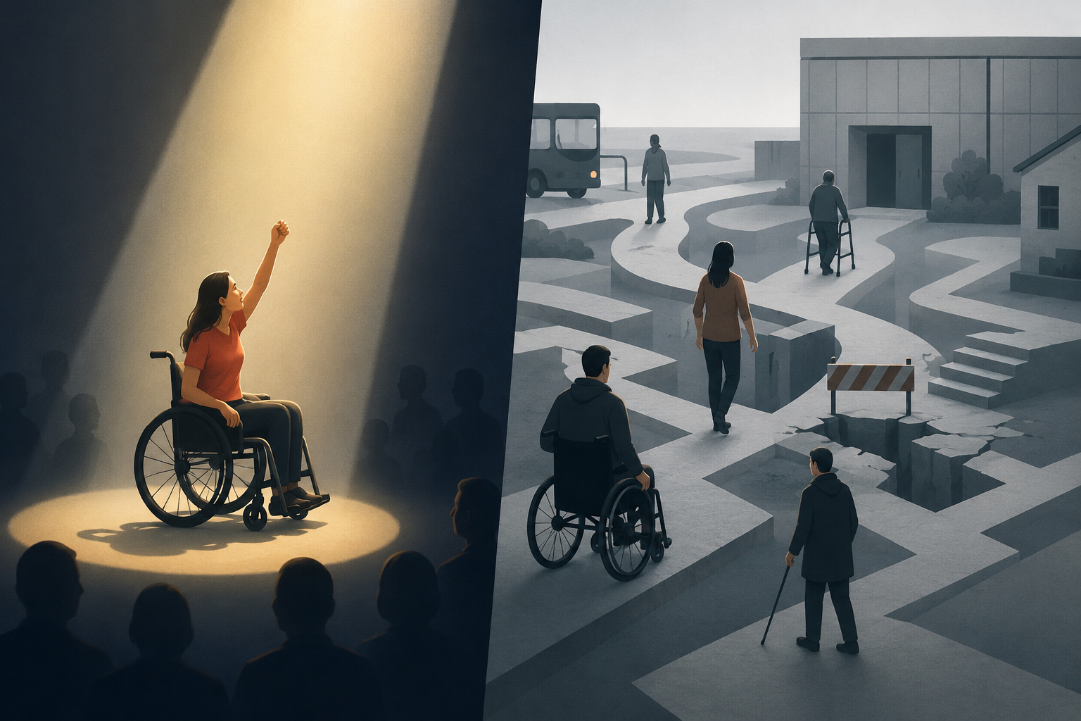 Pourquoi le handicap est-il si souvent raconté à travers des destins exceptionnels ?